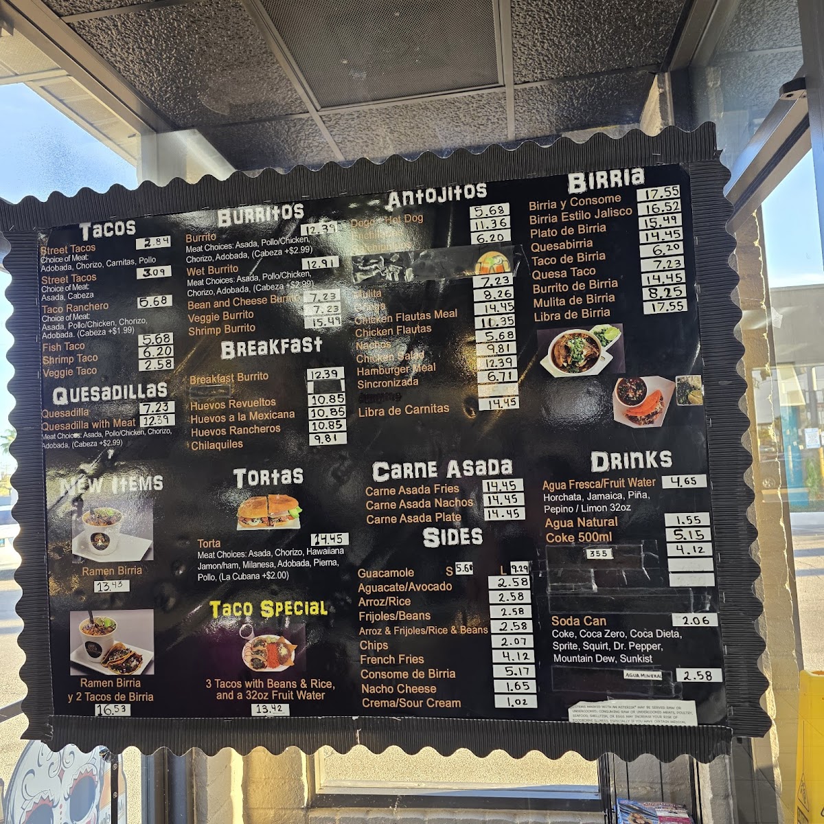 Tacos & Miches Menu - Image 1