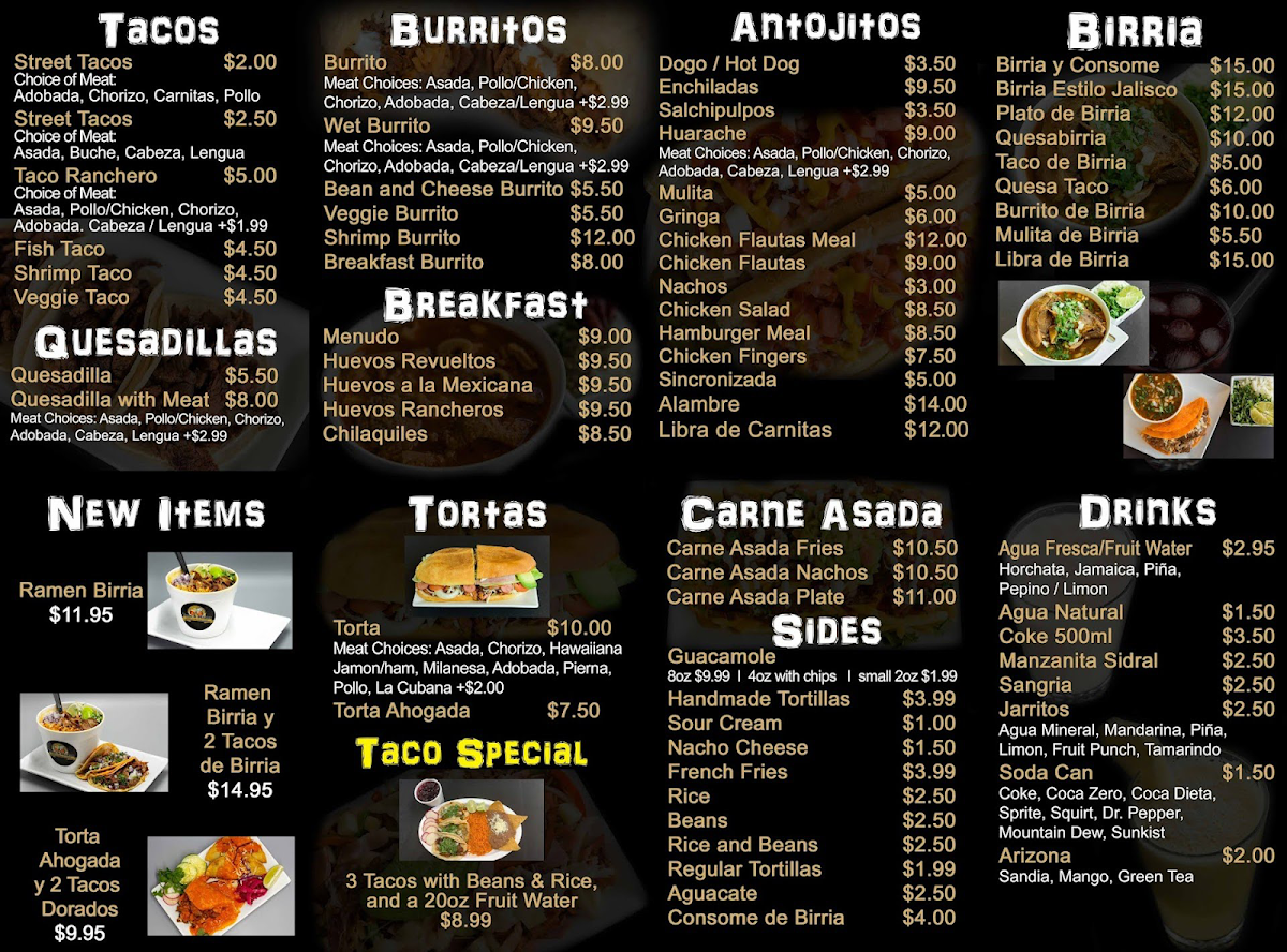 Tacos & Miches Menu - Image 4